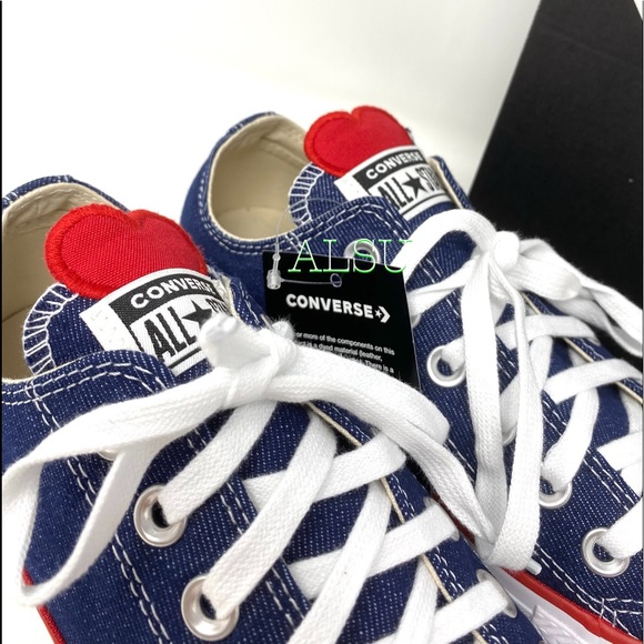 Converse Ctas Canvas Low Top Indigo Blue Women’s - Picture 2 of 14